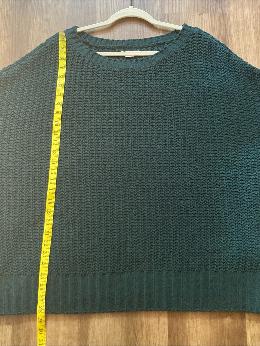 American Eagle Velvety Dark Green Oversized Sweater XL - Picture 5 of 6